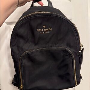Kate Spade Black Watson Lane Hartley Nylon Backpack